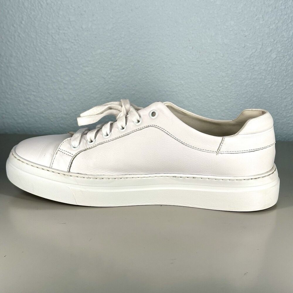 M.Gemi Shoes The Palestra Due White Leather Casual Shoes Size US 9.5 EU 40.5 - Picture 7 of 14